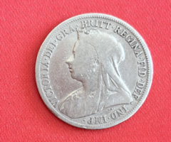 1899 Silver English 1 Shilling (732)