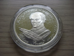 500 Forint Ezüstemlékérme 1990 Kölcsei Ferenc Zárt  kapszulában