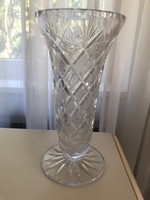 Ólomkrisztály váza 21 cm