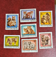 1976. Hungary baby animals stamp f/7/2