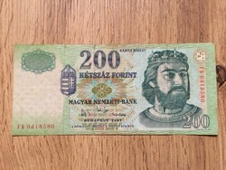 200 forint (2007, FB betűjellel)
