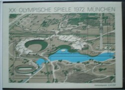 Nb7 / Germany 1972 Olympics Munich block postal clerk