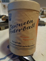 Sponeta, badminton box from the 1940s, 8.5 x 12 cm