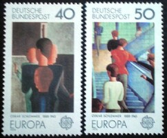N840-1 / Germany 1975 europa cept stamp set postal clean