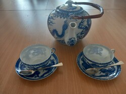 Japanese porcelain tea set for two