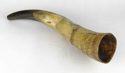 1R859 old horn horn ornament 46 cm