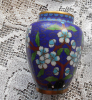 Rekeszzománc  váza  CLOISONNÉ 8-8,5 cm