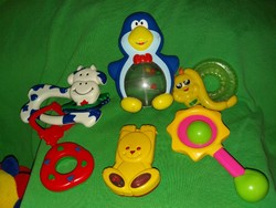 Retro plastics, quality baby toys, rattles, chews, 8 pieces in one, according to the pictures 2.