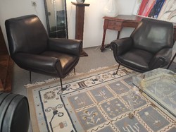A pair of Gigi radice Italian armchairs! Mid-century, vintage, retro