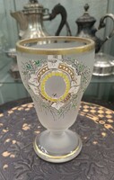 Antique glass cup