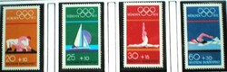 N719-22 / Germany 1972 Olympics Munich stamp set postal clerk