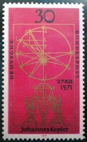 N688 / Germany 1971 johannes kepler stamp postal clerk