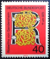 N770 / Germany 1973 roswitha von gandersheim poet stamp postal clerk