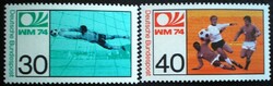N811-2 / Germany 1974 Football World Cup stamp series postal clerk