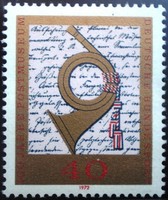 N739 / Germany 1972 postal museum stamp postal clerk