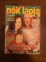 Régi Nők Lapja újság.Fonyó Barbara és Kósa L. Adolf a címlapon. 2002.december 18.