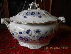 Zsolnay cornflower soup bowl