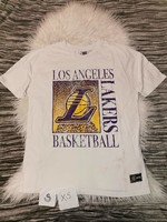 Eredeti NBA Los Angeles Lakers kosárlabda  póló fehér új