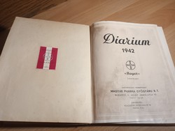 Diarium - bayer - Hungarian pharma medicinal product r.T. - 1942