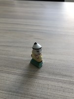 Herendi kínai sétáló mini figura porcelán