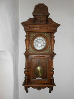 Antique spring wall clock