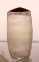 Marked triangular vase 30 cm