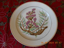 Zsolnay hand-painted cake plate, rare model