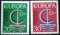 N519-20 / Germany 1966 europa cept set of stamps postal clean