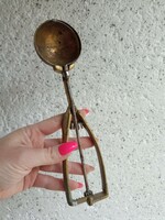 Antique, old ice cream scoop, - complete - ice cream scoop 23 cm!!