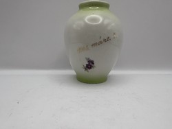 Old small vase of Drasche porcelain, size 8 cm. 5067 March 8, 1965