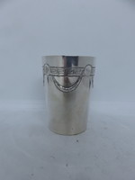 German silver art-deco baptism cup