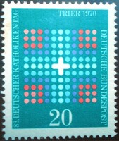 N648 / Germany 1970 Catholic Day stamp postal clerk