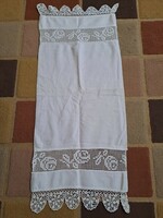 Retro - large lace tablecloth, towel
