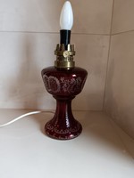 Bíborpácolt Kunstglass Lámpa (működik)