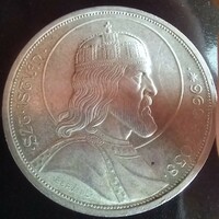 Szent István gyönyörű 1938 ezüst 5 pengő eladó! 2,
