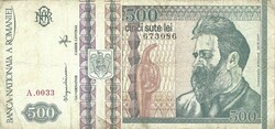 500 lei 1992 Románia 2.