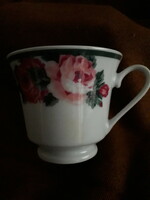 Gibson porcelán rózsás virágos  kávés csésze hibátlan