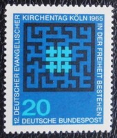 N480 / Germany 1965 Lutheran Church Day stamp postal clerk