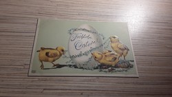 Antik dombornyomott húsvéti üdvözlő képeslap.
