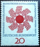 N444 / Germany 1964 Catholic Church Day stamp postal clerk