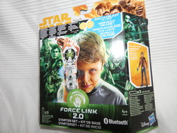 Star Wars: Force Link 2.0 kezdő szett és Han Solo figura - Hasbro -bontatlan, gyári csom.