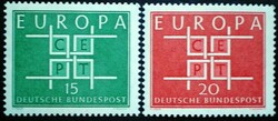 N406-7 / Germany 1963 europa cept set of stamps postal clean