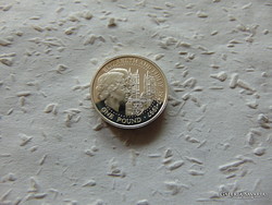 English channel - islands silver 1 pound - pound 1997 pp 9.54 Gramm