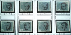 N431-8 / Germany 1964 20th Anniversary of the Assassination of Hitler stamp postal clerk
