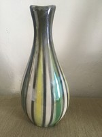 Lüszteres kerámia váza 22cm.