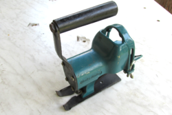 Old, retro black&decker (blue) do-it-yourself jigsaw adapter for pistol drill