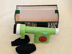 PORSZIPPANTÓ KÉSZÜLÉK ÉS LÁMPA EREDETI DOBOZÁBAN tartozékokkal retro
