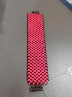Neon pink-fekete karkötő