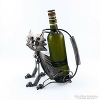 Cat wine rack