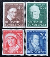 N143-6 / Germany 1951 public welfare : helpers of humanity ii. Postage stamp